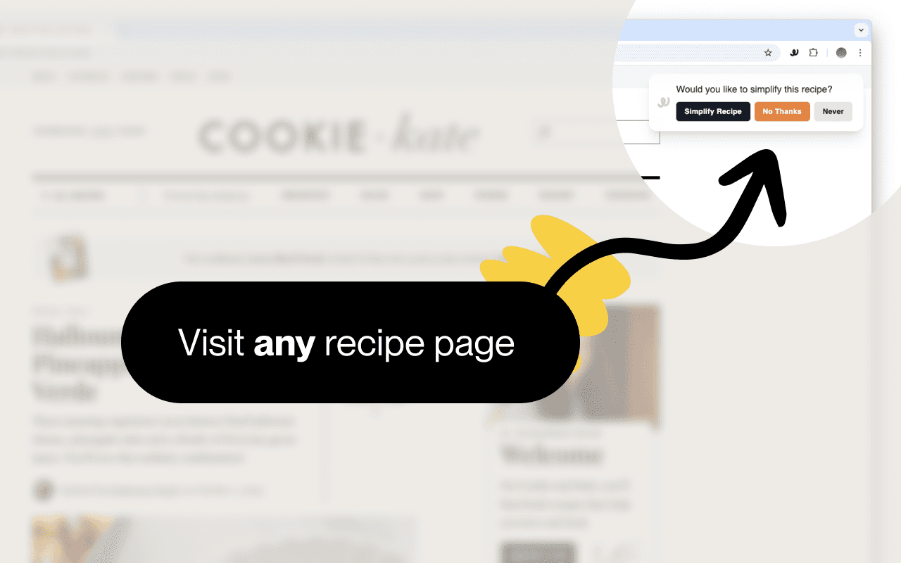 Visit any recipe website